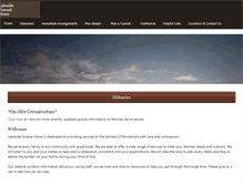 Tablet Screenshot of lakesidefuneralservices.com